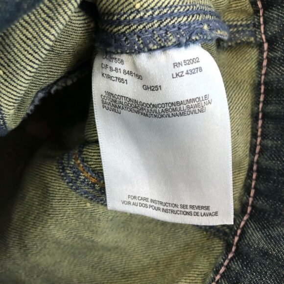 EUC MEXX embroidered back girls denim jacket - Picture 9 of 10